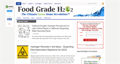 Desktop Screenshot of foodgradeh2o2.com